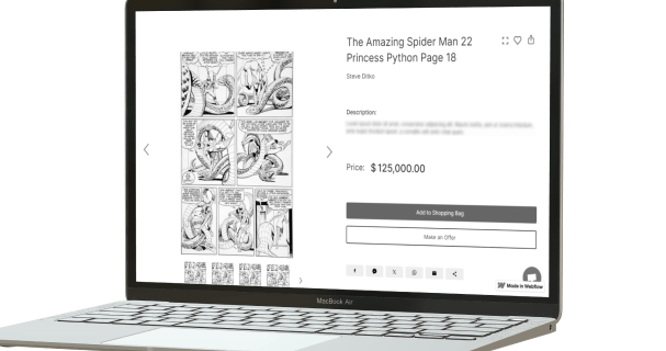 Platform for selling comics and fan art