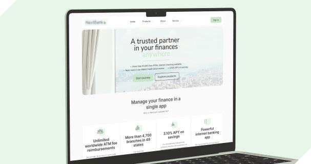 Back-end development for online banking application
