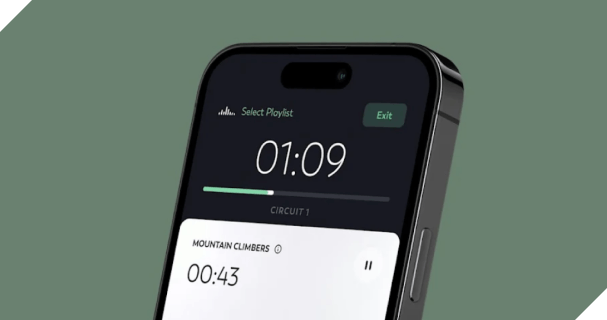 App for personal training at home 