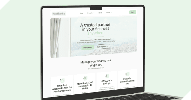Back-end development for online banking application
